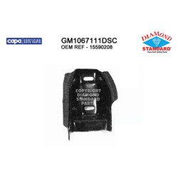 GM1067111DSC Front Bumper Bracket Mounting Passenger Side GM1067111DSC Front Bumper Bracket Mounting Passenger Side