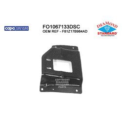 FO1067133DSC Passenger Side Front Bumper Bracket Mounting Plate
