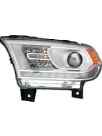 CH2502306C Front Light Headlight Assembly Driver Side