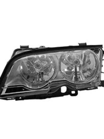 BM2503161 Front Light Headlight Assembly Passenger Side