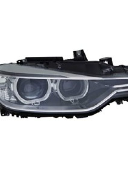 BM2503181 Front Light Headlight Lens and Housing Passenger Side