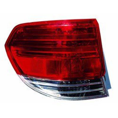 HO2818134C Driver Side Tail Lamp Lens and Housing