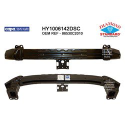 HY1006142DSC Front Bumper Impact Bar