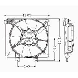 MA3113101 Assembly Fan Condenser MA3113101 Assembly Fan Condenser