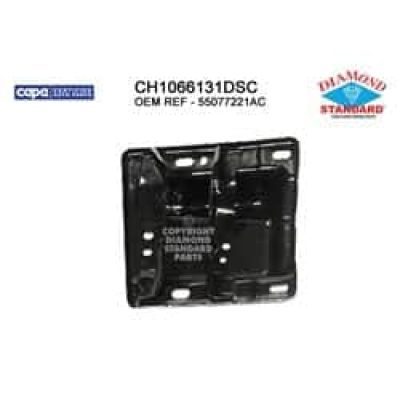 CH1066131DSC Front Bumper Bracket Mounting Plate Driver Side
