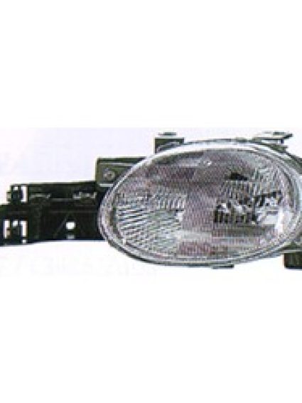 CH2502103 Front Light Headlight Assembly Driver Side