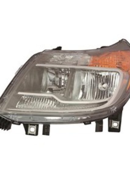CH2502291C Front Light Headlight Assembly Driver Side