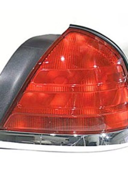 FO2801176V Rear Light Tail Lamp Assembly Red Lens 2 Bulb