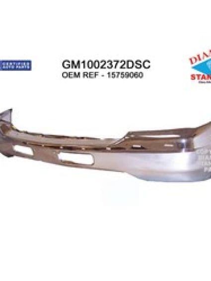 GM1002372DSC Front Bumper Face Bar