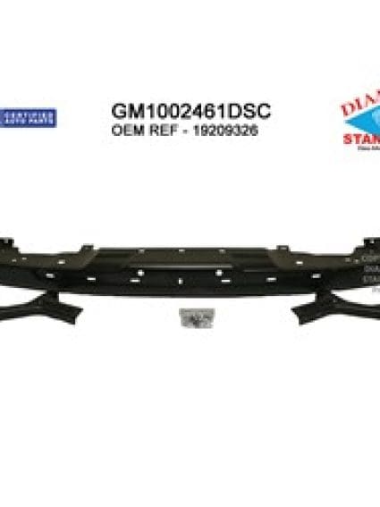 GM1002461DSC Front Bumper Face Bar