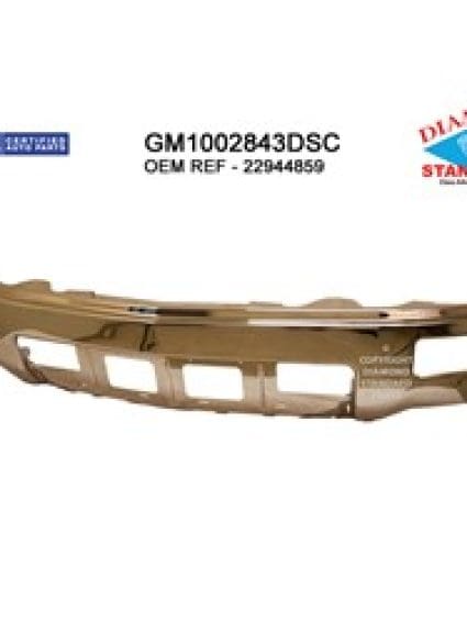 GM1002843DSC Front Bumper Face Bar