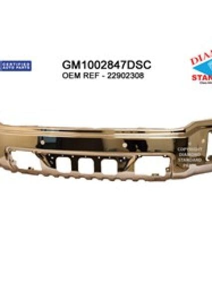 GM1002847DSC Front Bumper Face Bar