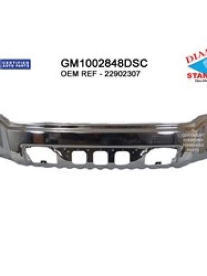 GM1002848DSC Front Bumper Face Bar