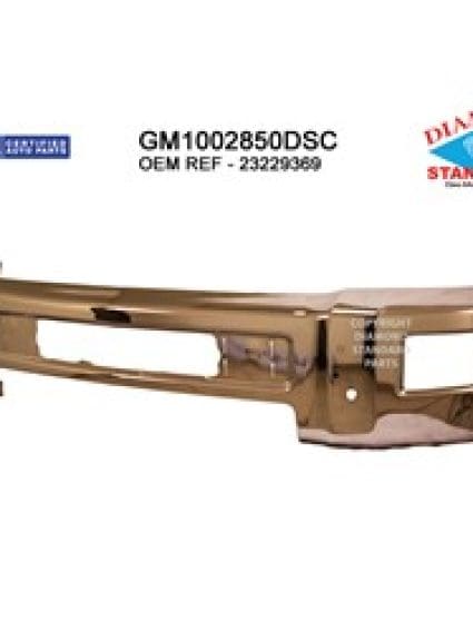 GM1002850DSC Front Bumper Face Bar