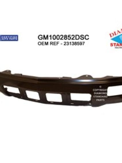 GM1002852DSC Front Bumper Face Bar