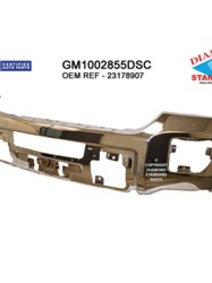 GM1002855DSC Front Bumper Face Bar