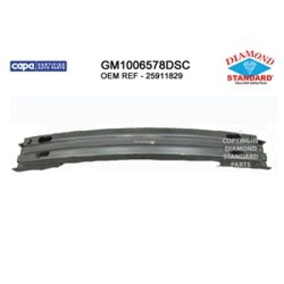 GM1006578DSC Front Bumper Impact Bar