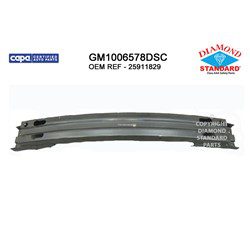 GM1006578DSC Front Bumper Impact Bar