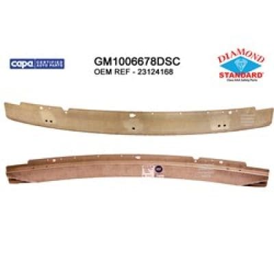 GM1006678DSC Front Bumper Impact Bar