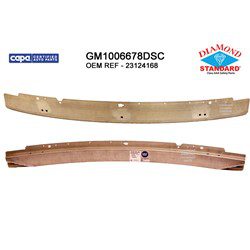 GM1006678DSC Front Bumper Impact Bar GM1006678DSC Front Bumper Impact Bar
