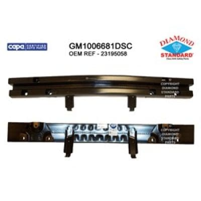 GM1006681DSC Front Bumper Impact Bar
