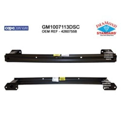 GM1007113DSC Front Bumper Impact Bar