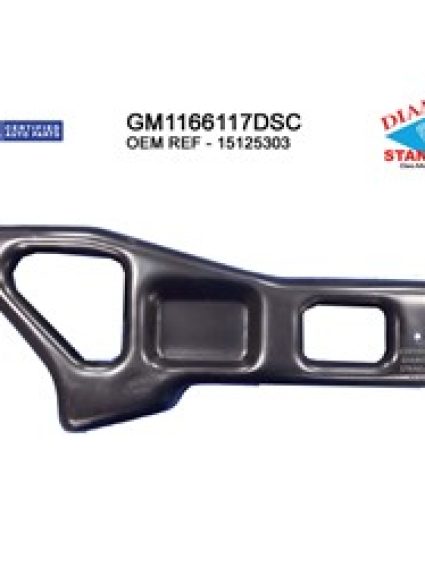 GM1166117DSC Rear Bumper Bracket
