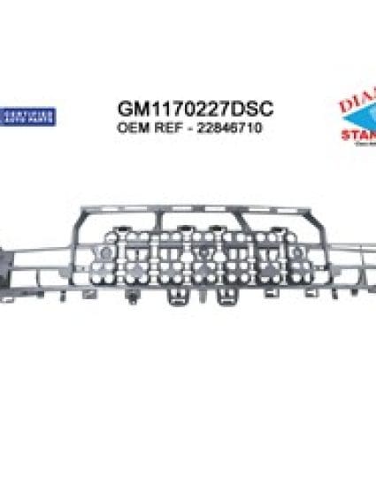 GM1170227DSC Rear Bumper Cover Absorber Impact