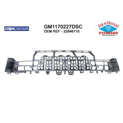 GM1170227DSC Rear Bumper Cover Absorber Impact GM1170227DSC Rear Bumper Cover Absorber Impact