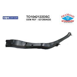 TO1042122DSC Driver Side Front Outer Bumper Cover Bracket TO1042122DSC Driver Side Front Outer Bumper Cover Bracket