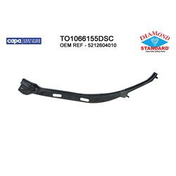 TO1066155DSC Front Driver Side Outer Bumper Cover Support TO1066155DSC Front Driver Side Outer Bumper Cover Support
