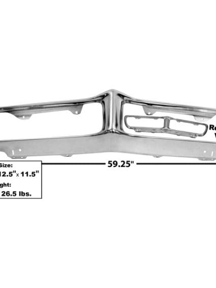 GLA1049T Front Bumper Face Bar