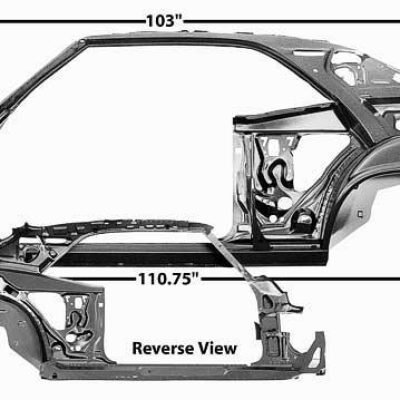 GLA1023B Quarter Door Frame Assembly