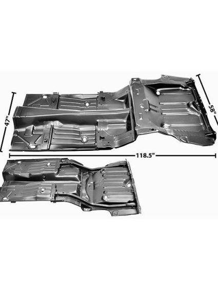 GLA1046AB Body Panel Floor Pan Complete