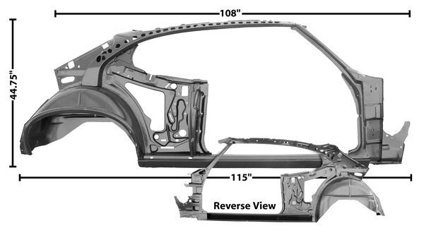 GLA1594 Door to Qtr Assembly Passenger Side