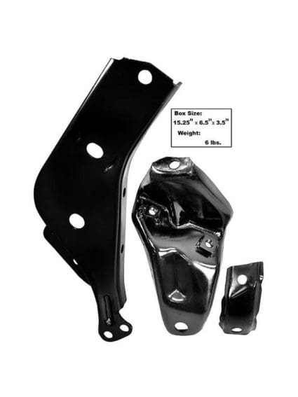 GLA1700N Front Bumper Bracket Driver Side