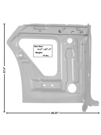 GLA1733AWT Quarter B Pillar