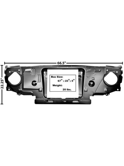 GLA3415 Body Panel Rad Support Assembly