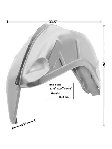 GLA3631QAWT Complete Wheel Quarter