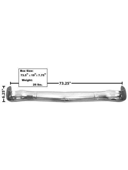 GLA4054 Front Bumper Face Bar