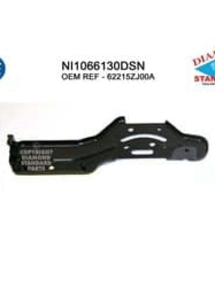 NI1066130DSC Driver Side Front Bumper Bracket Face Bar Mounting