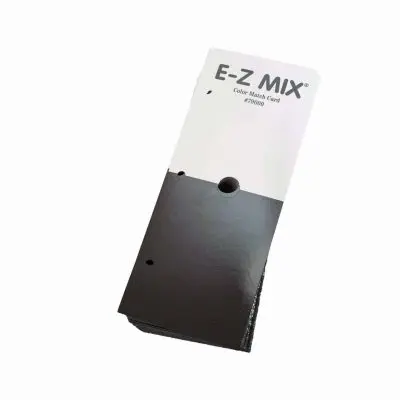 E-Z Mix Paint Color Sample Card EZ79000 Color Match Cards