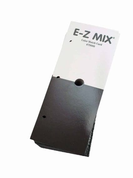 E-Z Mix Paint Color Sample Card EZ79000 Color Match Cards