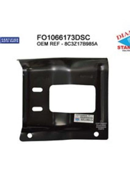 FO1066173DSC Driver Side Front Bumper Bracket Mounting Plate