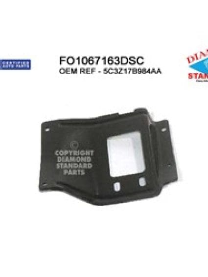 FO1067163DSC Passenger Side Front Bumper Bracket Mounting Plate
