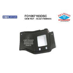 FO1067163DSC Passenger Side Front Bumper Bracket Mounting Plate FO1067163DSC Passenger Side Front Bumper Bracket Mounting Plate