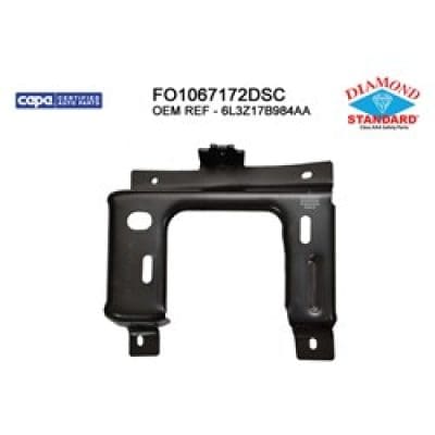 FO1067172DSC Front Bumper Bracket Mounting Plate Passenger Side FO1067172DSC Front Bumper Bracket Mounting Plate Passenger Side