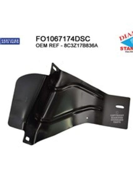 FO1067174DSC Passenger Side Front Bumper Bracket Mounting