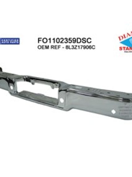 FO1102359DSC Rear Bumper Face Bar Step