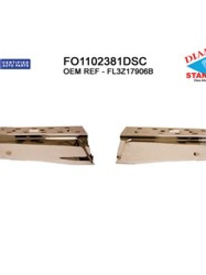 FO1102381DSC Rear Bumper Face Bar Kit